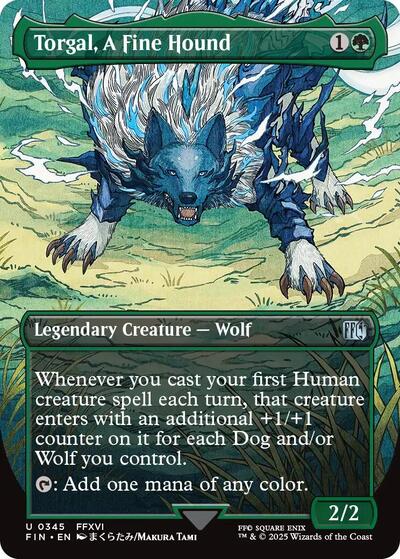 Torgal, A Fine Hound (Borderless) (Universes Beyond: FINAL FANTASY) Near Mint