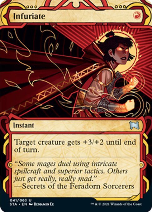 Infuriate (Foil Etched) (Strixhaven Mystical Archive) Near Mint Foil