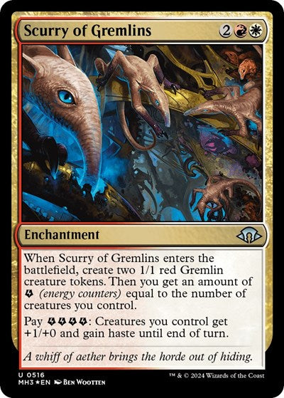 Scurry of Gremlins (Ripple Foil) (Modern Horizons 3) Near Mint Foil