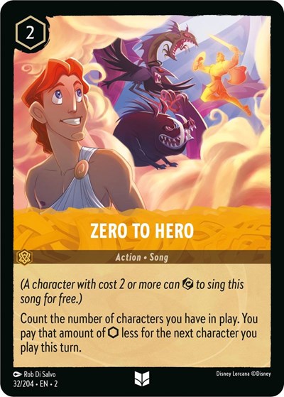 Zero To Hero (Rise of the Floodborn) Near Mint Cold Foil