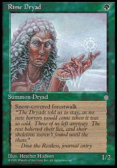 Rime Dryad (Ice Age) Near Mint