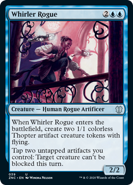 Whirler Rogue (Commander 2020 Zendikar Rising) Medium Play
