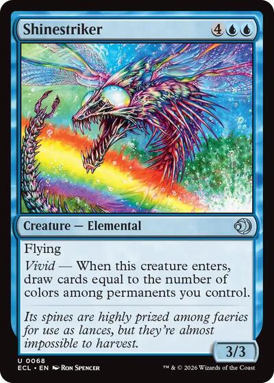 Shinestriker (Lorwyn Eclipsed) Light Play Foil