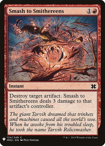 Smash to Smithereens (Mystery Booster) Medium Play