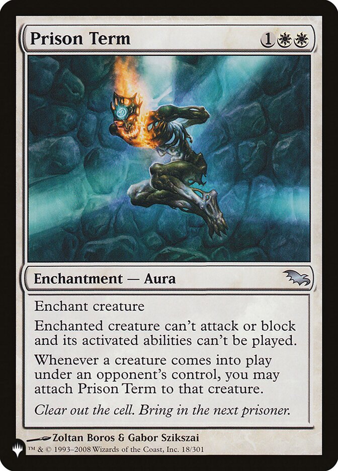 Prison Term (The List) Medium Play