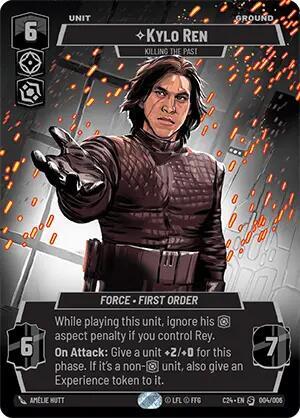 Kylo Ren Killing the Past (2024 Convention Exclusive) Near Mint Foil