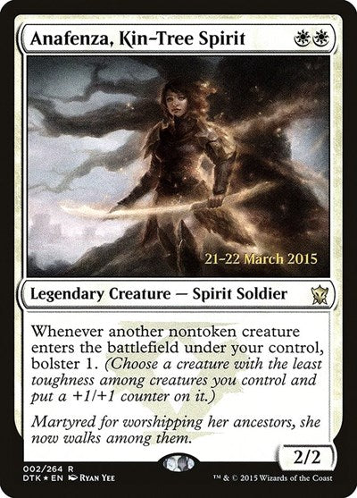 Anafenza, Kin-Tree Spirit (Promos: Prerelease Cards) Medium Play Foil