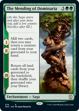 The Mending of Dominaria (Commander 2020 Zendikar Rising) Near Mint