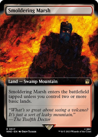 Smoldering Marsh (Extended Art) (Universes Beyond: Doctor Who) Near Mint