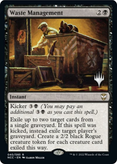 Waste Management (Promo Pack: Streets of New Capenna) Light Play Foil