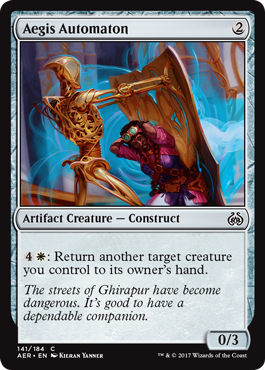 Aegis Automaton (Aether Revolt) Medium Play Foil