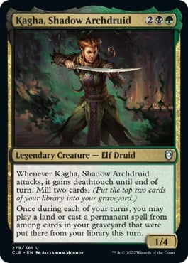 Kagha, Shadow Archdruid (Commander Legends: Battle for Baldur's Gate) Near Mint Foil
