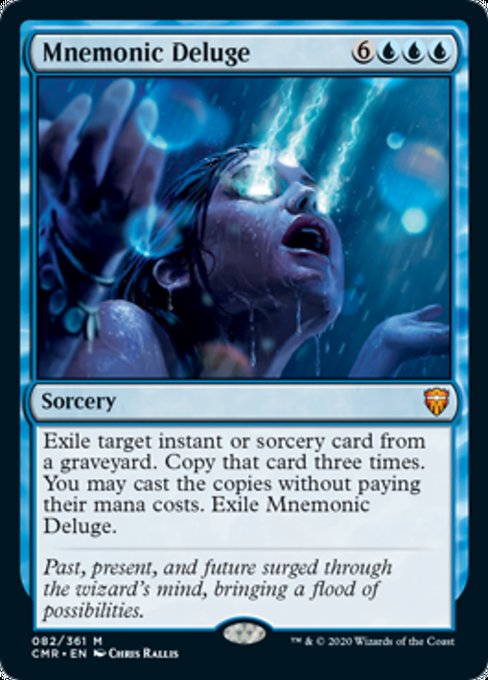 Mnemonic Deluge (Commander Legends) Medium Play Foil
