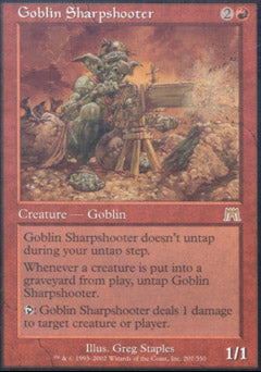 Goblin Sharpshooter (Onslaught) Damaged / Poor