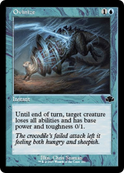 Ovinize (Retro Frame) (Dominaria Remastered) Light Play Foil