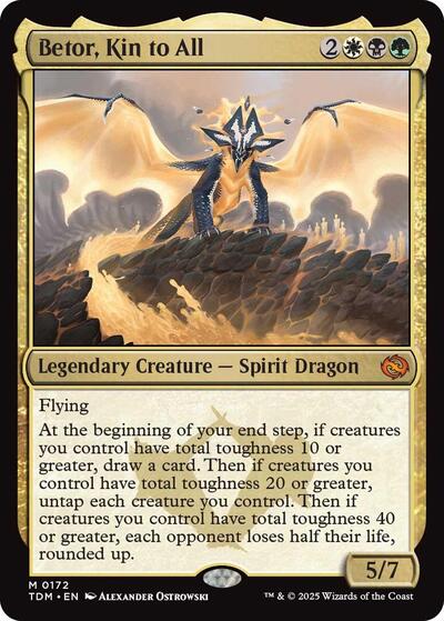 Betor, Kin to All (Tarkir: Dragonstorm) Near Mint Foil
