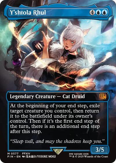 Y'shtola Rhul (Borderless) (Universes Beyond: FINAL FANTASY) Near Mint Foil
