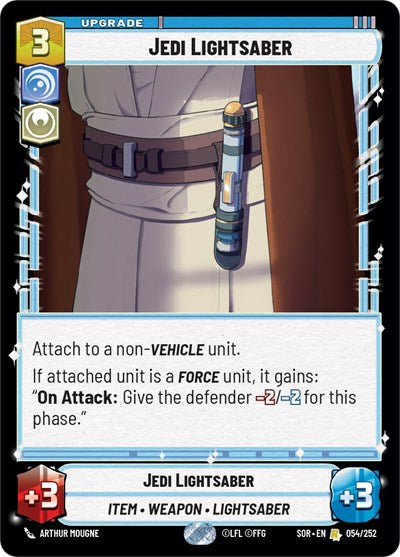 Jedi Lightsaber (Spark of Rebellion) Near Mint
