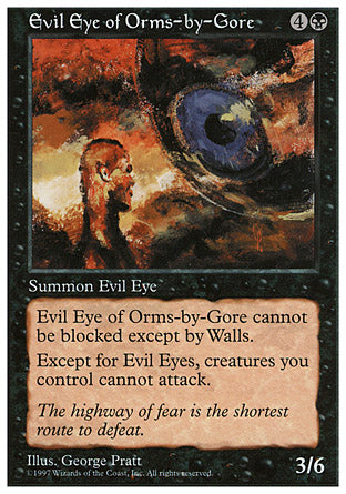 Evil Eye of Orms-By-Gore (5th Edition) Near Mint
