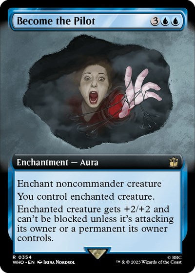 Become the Pilot (Extended Art) (Universes Beyond: Doctor Who) Light Play Foil