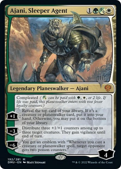 Ajani, Sleeper Agent (Promo Pack: Dominaria United) Light Play Foil