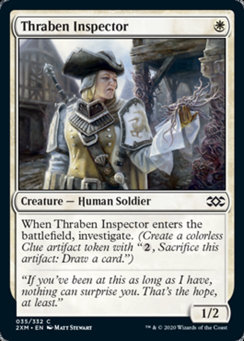 Thraben Inspector (Double Masters) Light Play Foil