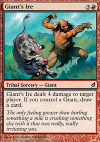 Giant's Ire (Lorwyn) Light Play Foil