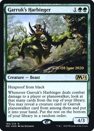 Garruk's Harbinger (Promos: Prerelease Cards) Near Mint Foil