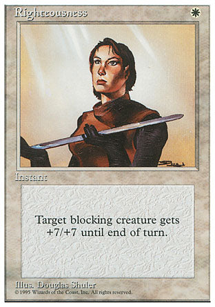 Righteousness (4th Edition) Light Play