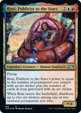 Roxi, Publicist to the Stars (Galaxy Foil) (Unfinity) Near Mint Foil