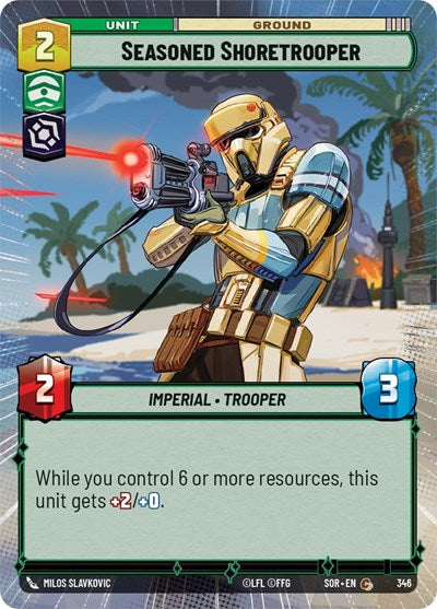Seasoned Shoretrooper (Hyperspace) (Spark of Rebellion) Near Mint