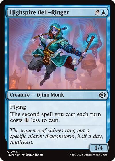 Highspire Bell-Ringer (Tarkir: Dragonstorm) Near Mint Foil