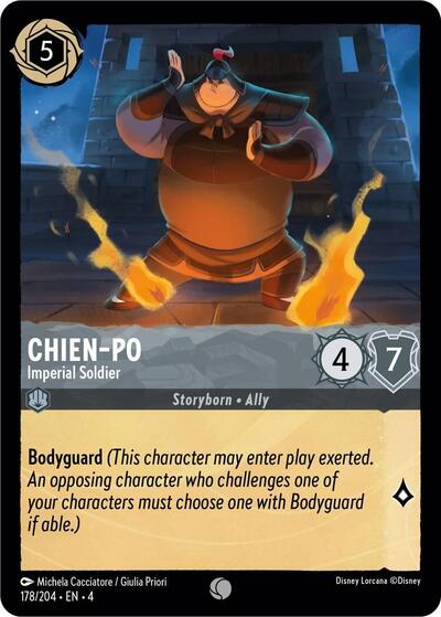 Chien-Po - Imperial Soldier (Ursula's Return) Near Mint Cold Foil