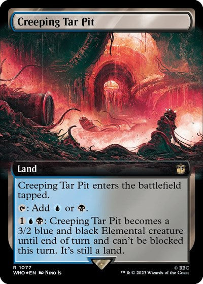 Creeping Tar Pit  Extended Art   Surge Foil|1|0|0.00