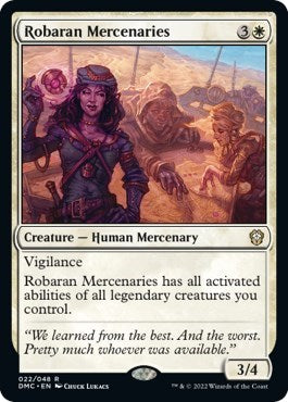 Robaran Mercenaries (Commander: Dominaria United) Medium Play
