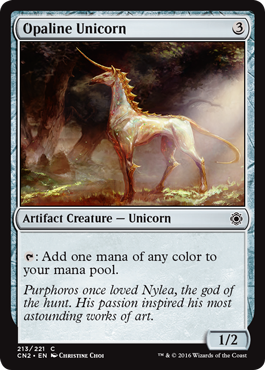 Opaline Unicorn (Conspiracy: Take the Crown) Near Mint Foil