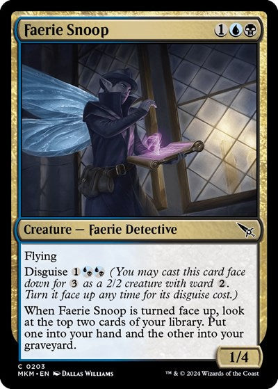 Faerie Snoop (Murders at Karlov Manor) Near Mint Foil