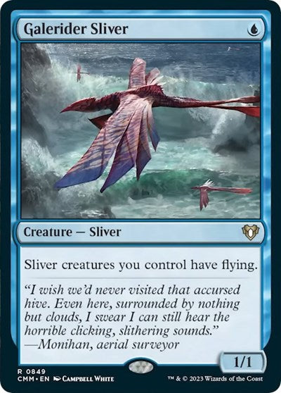 Galerider Sliver (Commander Masters) Light Play