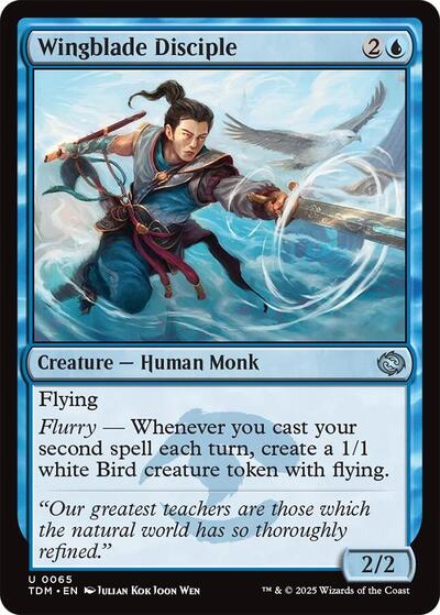 Wingblade Disciple (Tarkir: Dragonstorm) Near Mint Foil