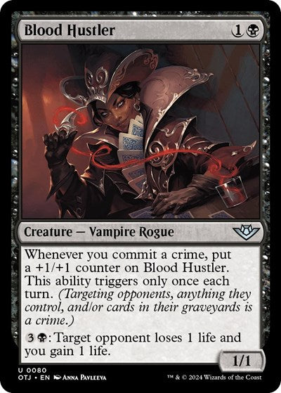 Blood Hustler (Outlaws of Thunder Junction) Near Mint Foil