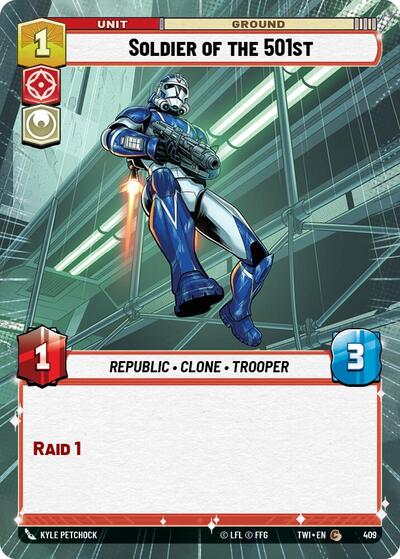 Soldier of the 501st (Hyperspace) (Twilight of the Republic) Near Mint
