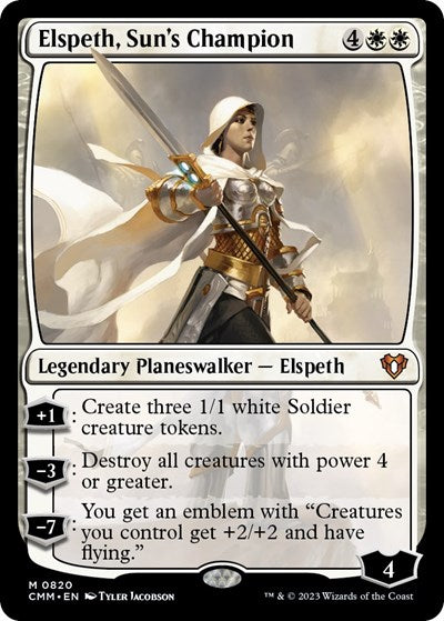 Elspeth, Sun's Champion (Commander Masters) Light Play