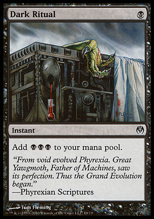 Dark Ritual (Duel Decks: Phyrexia vs The Coalition) Medium Play