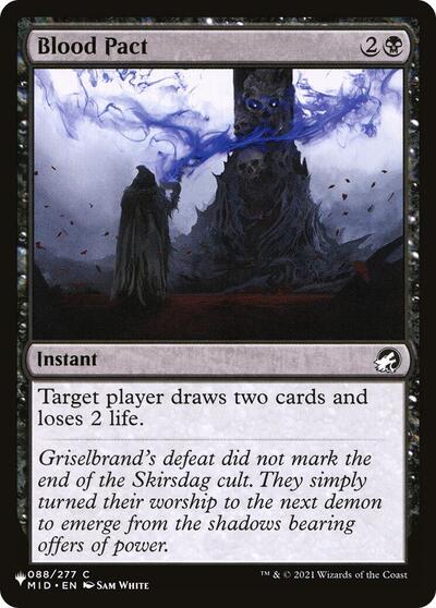Blood Pact (The List) Near Mint