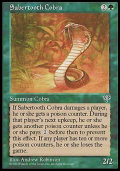 Sabertooth Cobra (Mirage) Near Mint