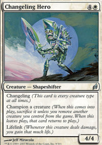 Changeling Hero (Lorwyn) Light Play Foil