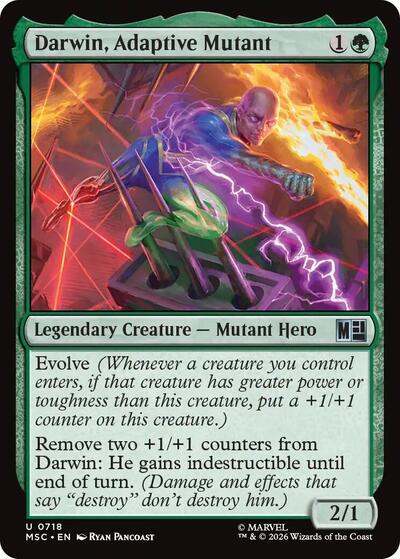 Darwin, Adaptive Mutant (Commander: Marvel Super Heroes) Near Mint