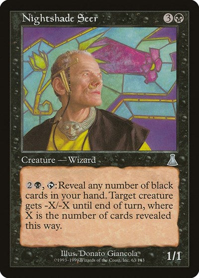 Nightshade Seer (Urza's Destiny) Near Mint Foil
