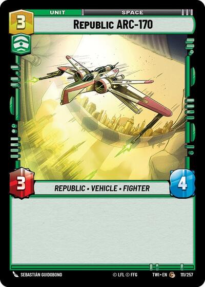 Republic ARC-170 (Twilight of the Republic) Near Mint Foil