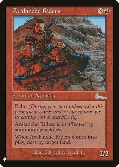 Avalanche Riders (Mystery Booster) Light Play